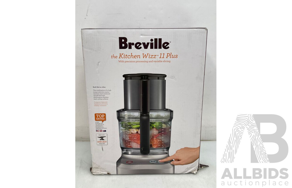 Breville Kitchen Wizz 11 Plus Food Processor  - Brand New - RRP $468