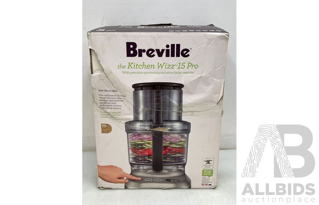 Breville Kitchen Wizz 15 Pro Food Processor - Brand New