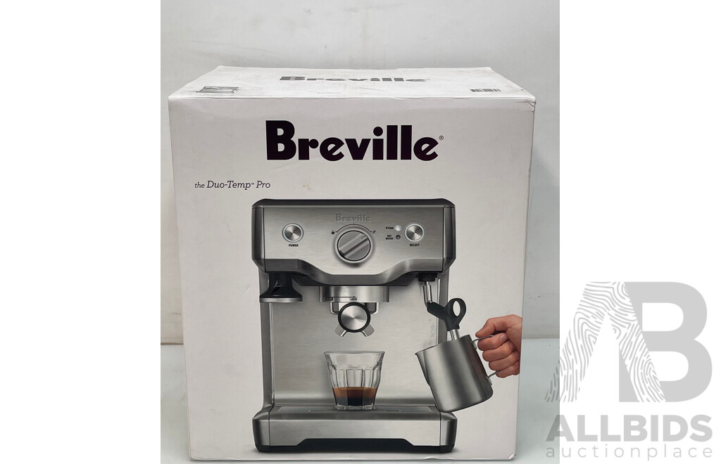 Breville Duo-Temp Pro Espresso Coffee Machine - Brand New - RRP $419