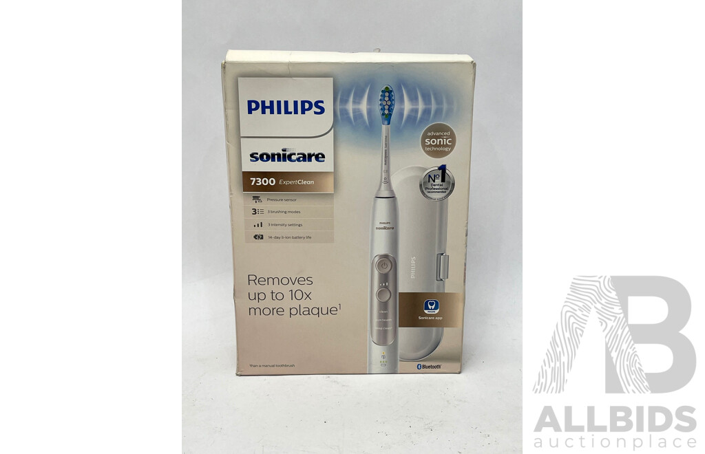 Philips  Sonicare 7300 ExpertClean Electric Toothbrush W/ Travel Case - Brand New - RRP $360