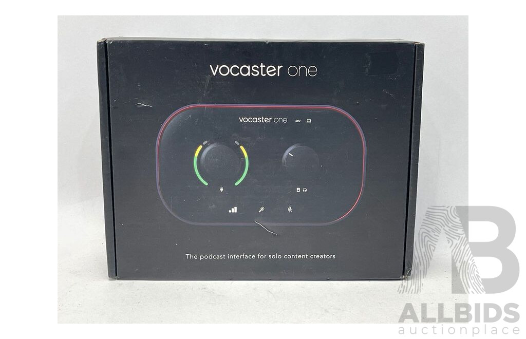 Focusrite Vocaster One Audio Interface - Brand New - RRP $239