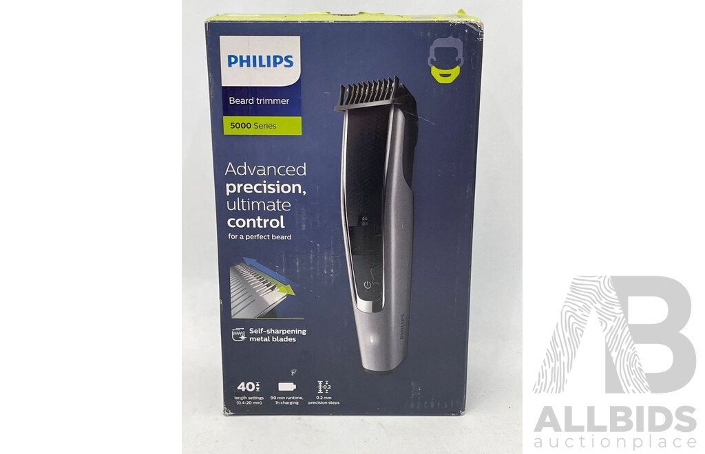 Phillips 5000 Series Beard Trimmer - Brand New - RRP $109