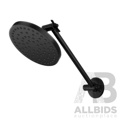 Methven Krome Hi-Rise Shower 150mm Round Head 3Star Matte Black - Brand New - RRP $175