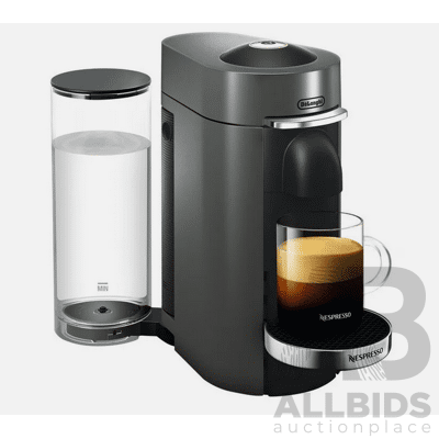 DeLonghi Nespresso Vertuo Plus Coffee Machine and Aeroccino - Brand New RRP $310