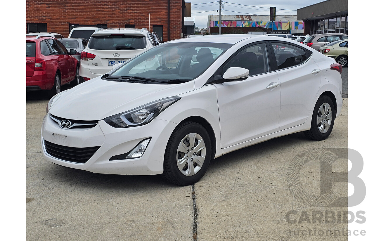 1/2014 Hyundai Elantra Active MD SERIES 2 (MD3) 4d Sedan White 1.8L