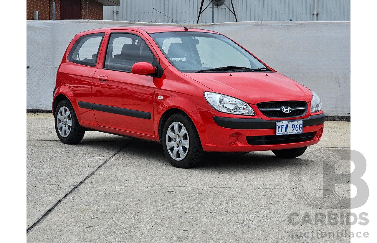 7/2009 Hyundai Getz S TB MY09 3d Hatchback Red 1.4L