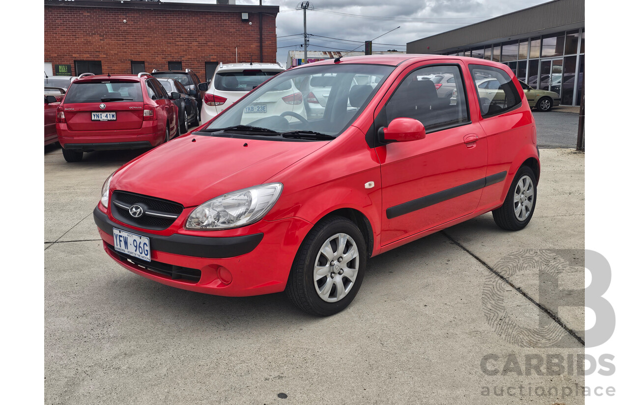 7/2009 Hyundai Getz S TB MY09 3d Hatchback Red 1.4L