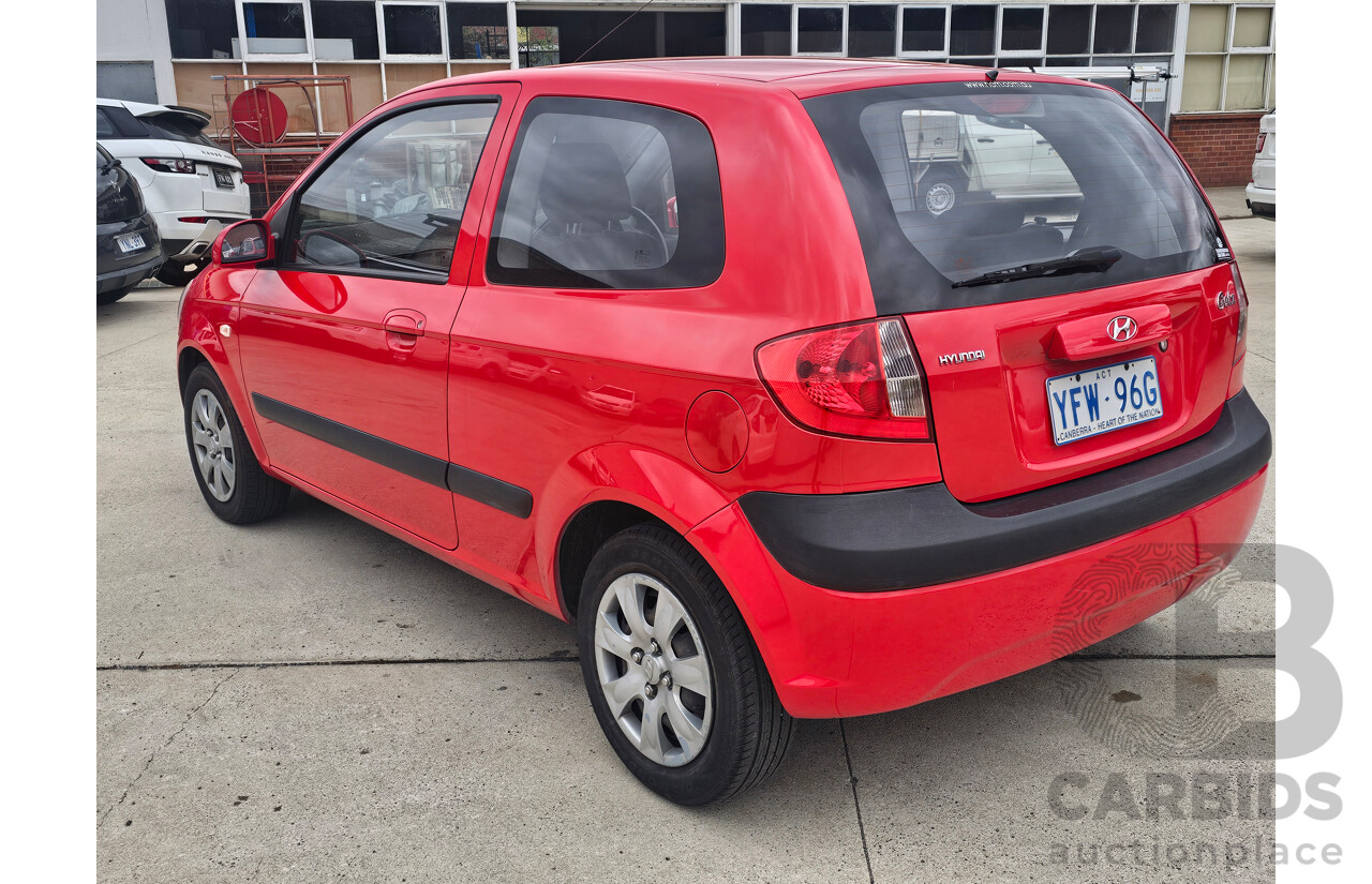 7/2009 Hyundai Getz S TB MY09 3d Hatchback Red 1.4L