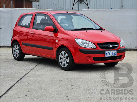 7/2009 Hyundai Getz S TB MY09 3d Hatchback Red 1.4L