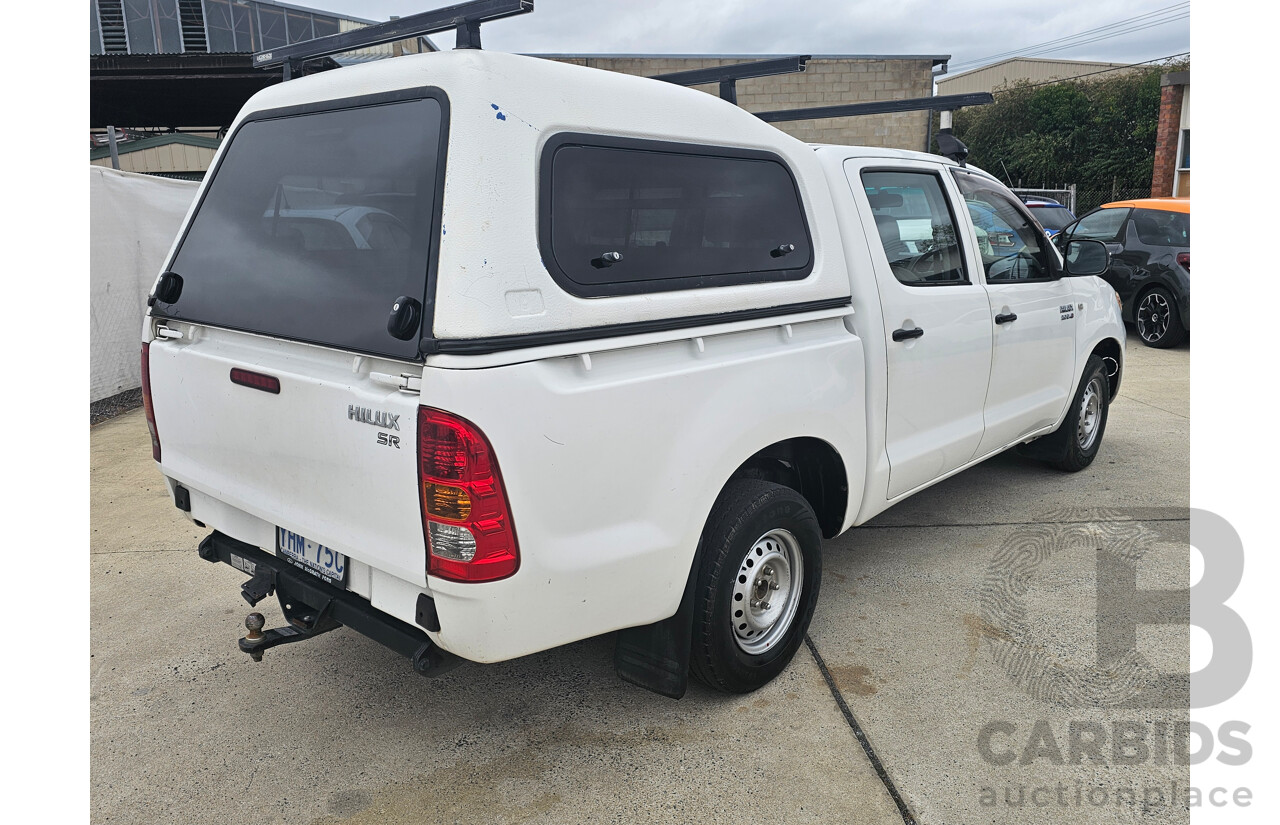 7/2006 Toyota Hilux SR KUN16R Dual Cab P/Up White 3.0L