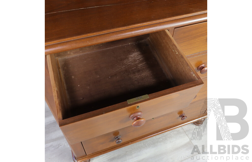 Late Edwardian Cedar Chest of Five Drawers