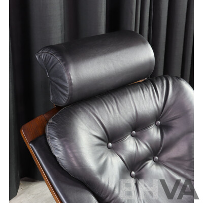 Kroken Armchair and Footstool by Ake Fribytter for Nelo Mobel