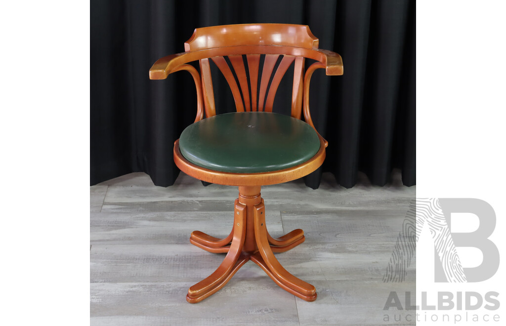 Reproduction Captains Swivel Chair