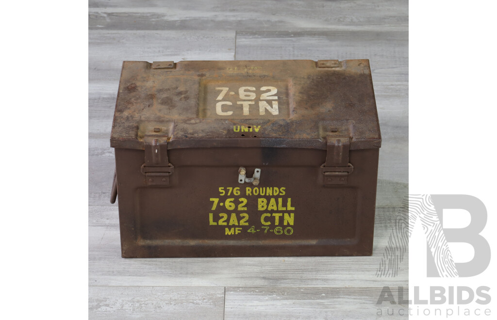 Vintage Military Ammunition Case