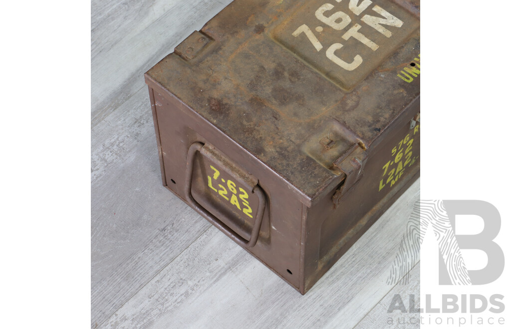 Vintage Military Ammunition Case