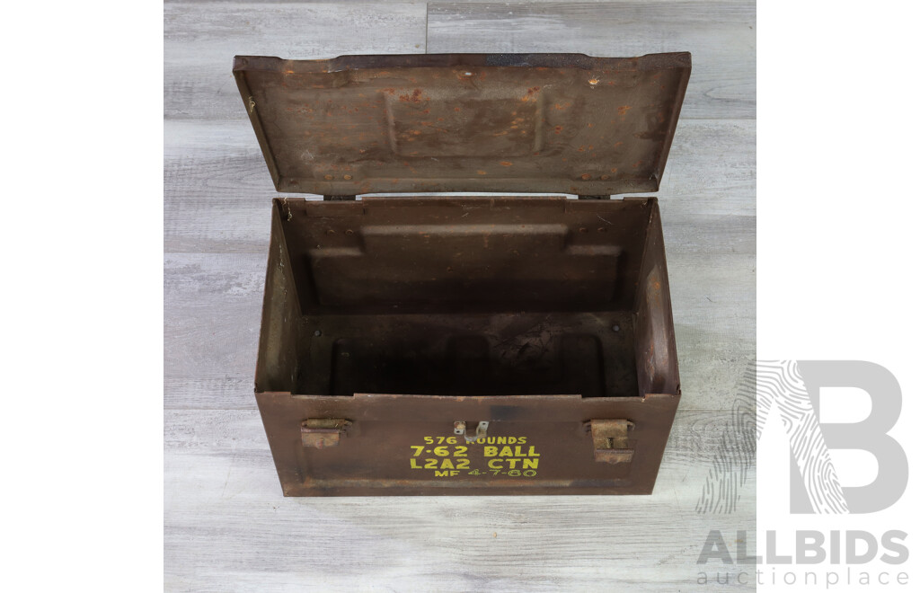 Vintage Military Ammunition Case