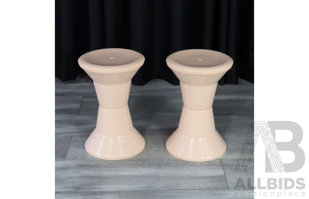 Pair of Vintage Caroma Arcade Stools