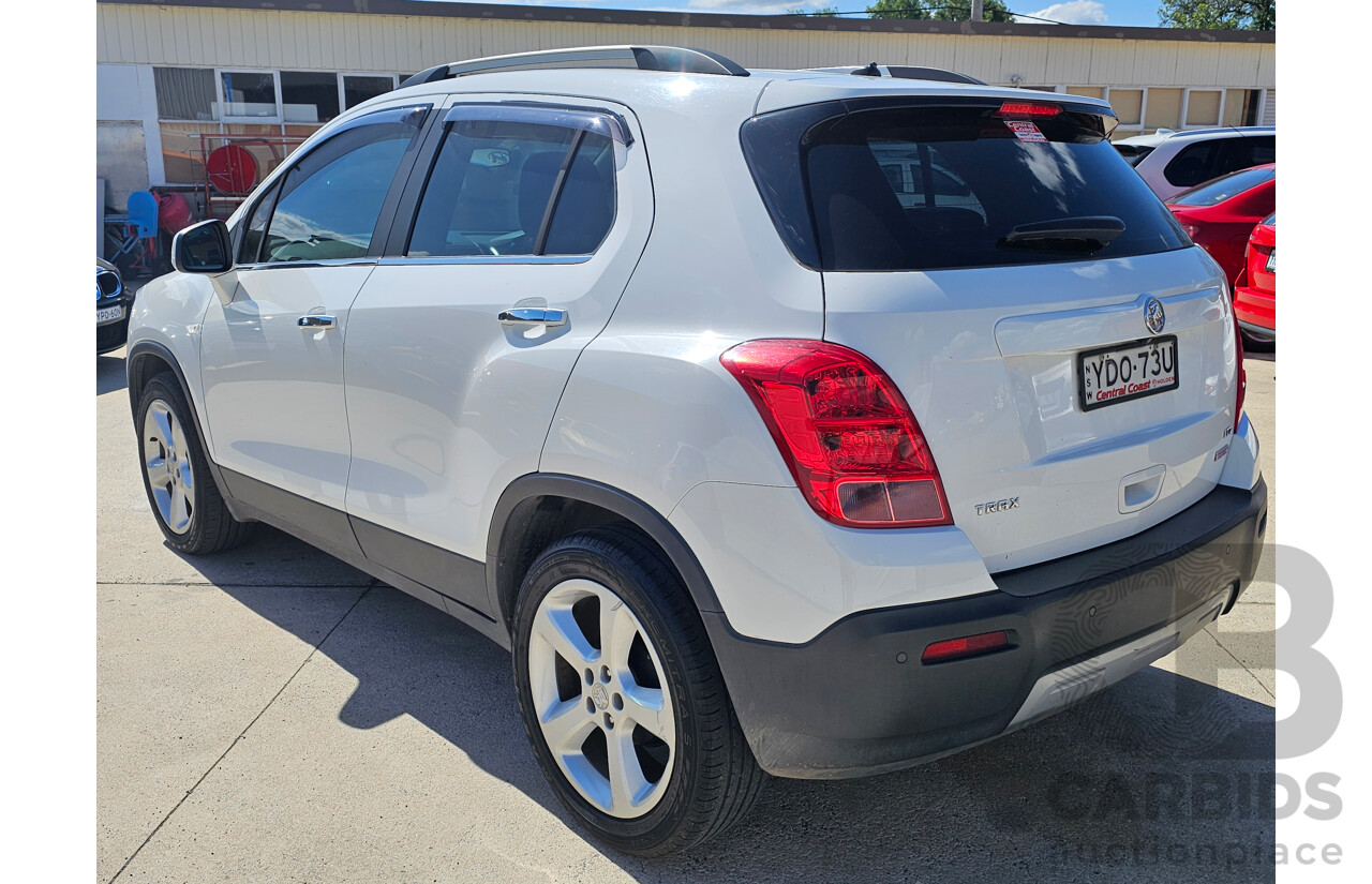 4/2016 Holden Trax LTZ TJ MY16 4d Wagon White 1.4L