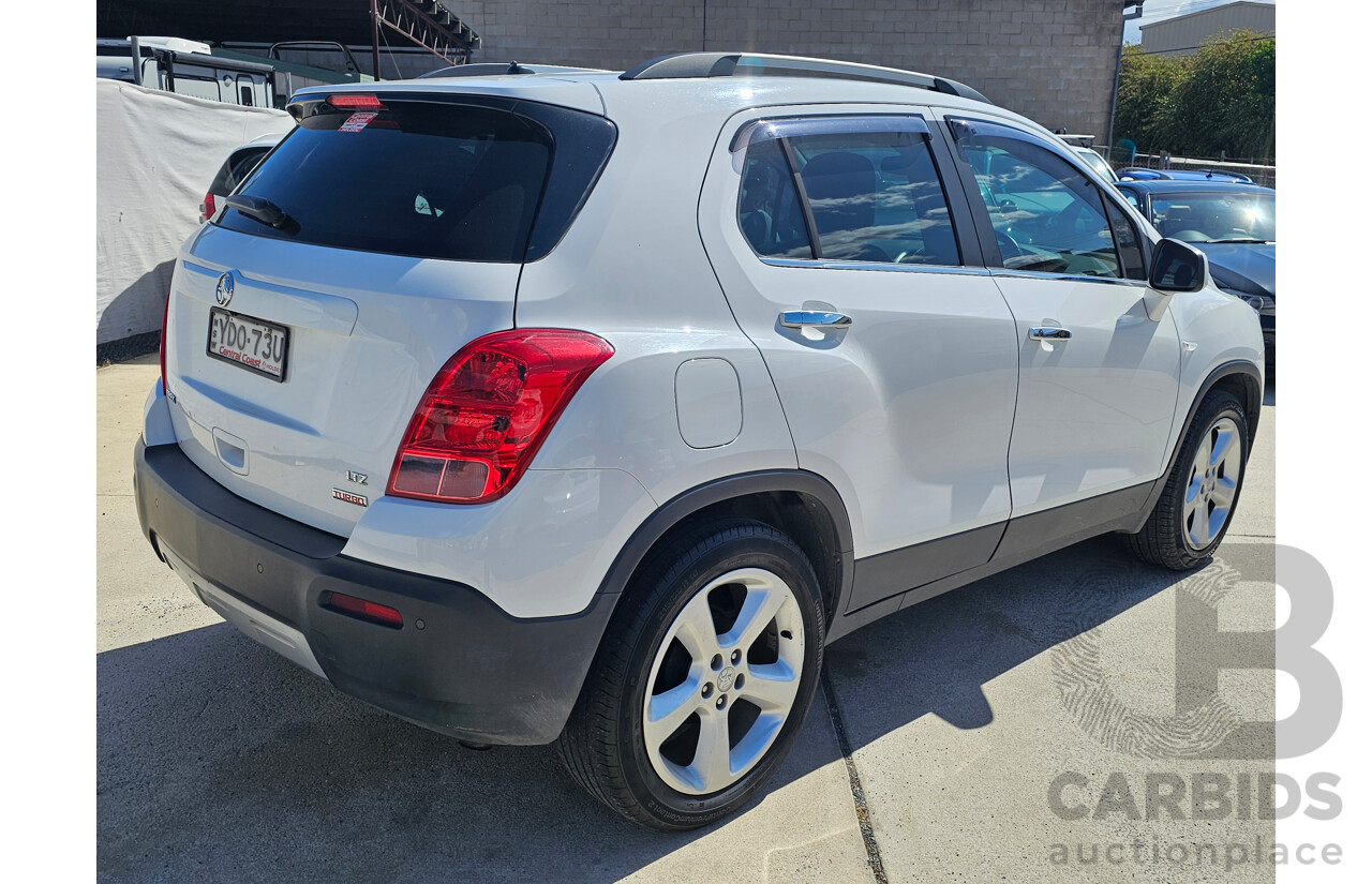 4/2016 Holden Trax LTZ TJ MY16 4d Wagon White 1.4L