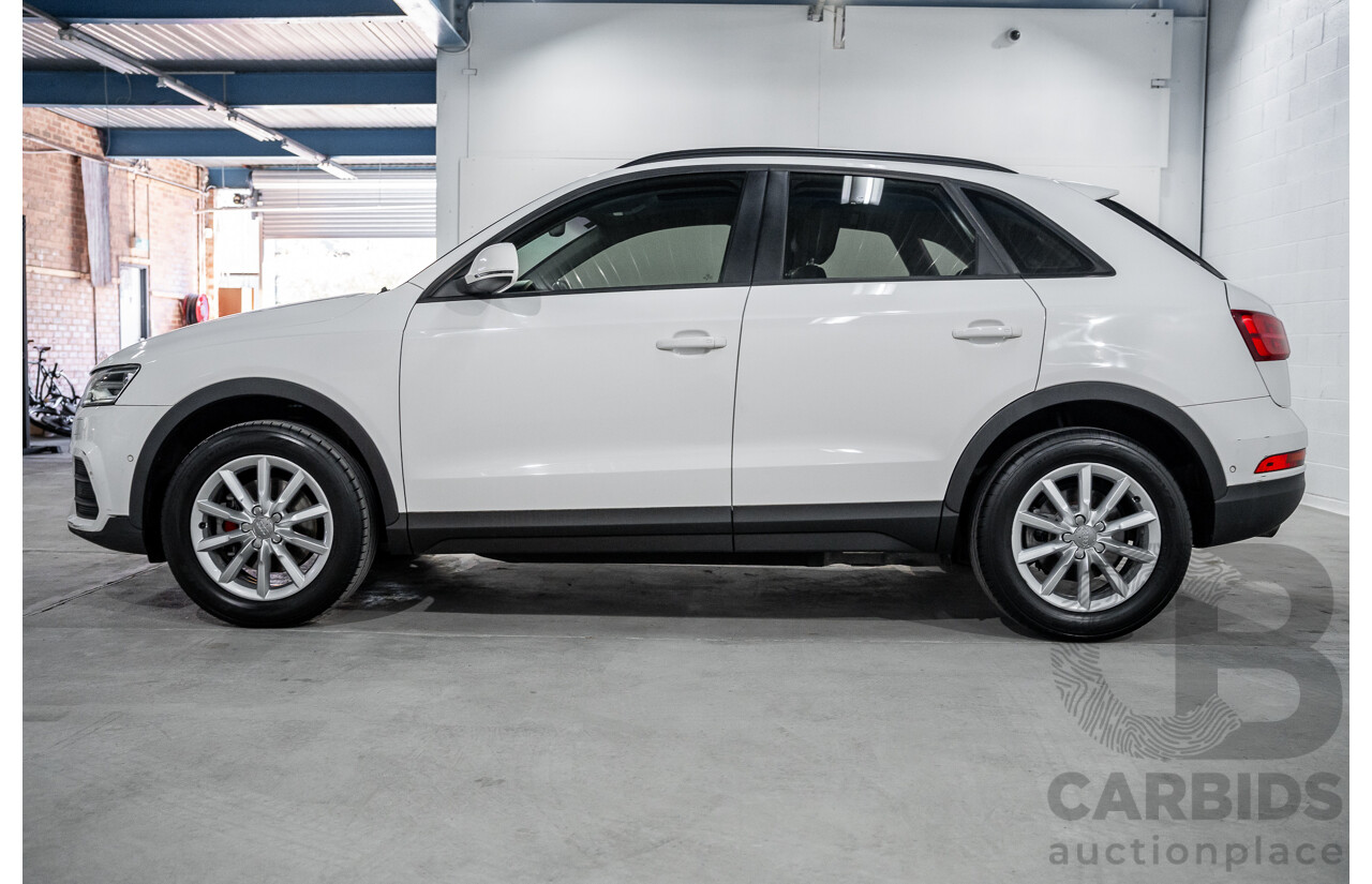 9/2015 Audi Q3 1.4 TFSI (110kw) 8U MY14 4d Wagon Cortina White Turbo 1.4L