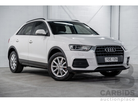 9/2015 Audi Q3 1.4 TFSI (110kw) 8U MY14 4d Wagon Cortina White Turbo 1.4L