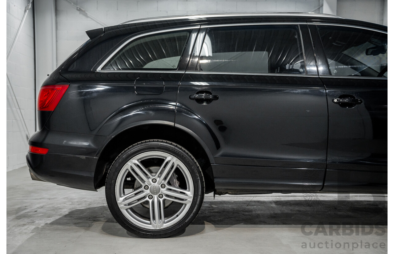 2/2014 Audi Q7 3.0 TDI Quattro MY14 4d Wagon Orca Black Metallic Turbo Diesel 3.0L