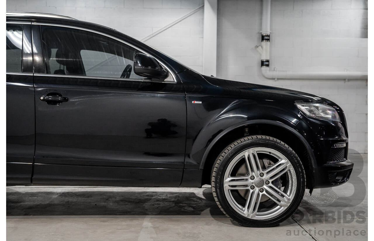 2/2014 Audi Q7 3.0 TDI Quattro MY14 4d Wagon Orca Black Metallic Turbo Diesel 3.0L