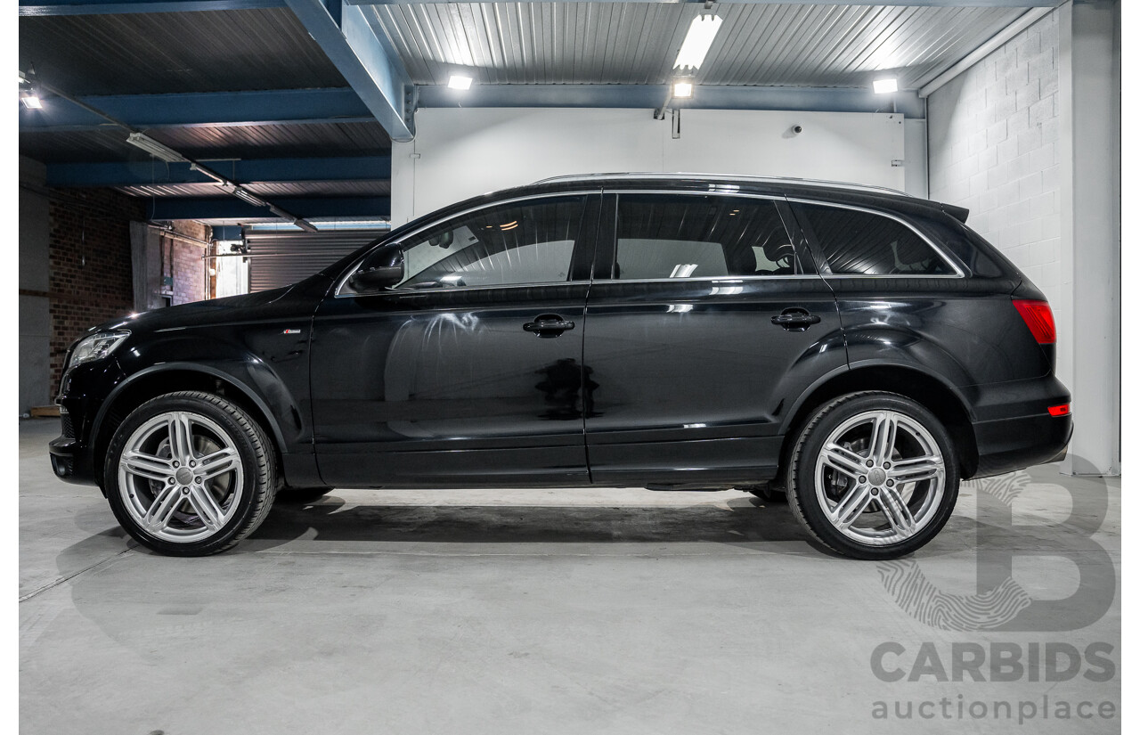 2/2014 Audi Q7 3.0 TDI Quattro MY14 4d Wagon Orca Black Metallic Turbo Diesel 3.0L