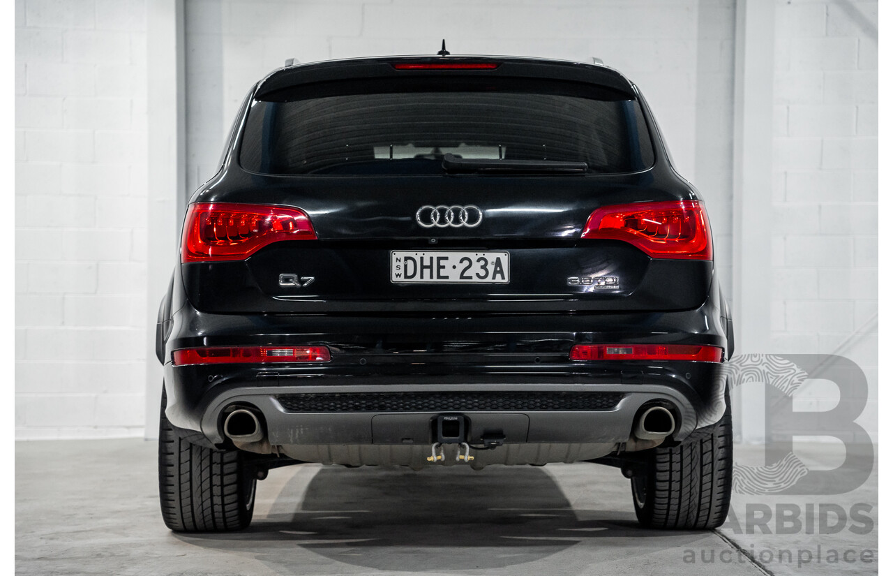 2/2014 Audi Q7 3.0 TDI Quattro MY14 4d Wagon Orca Black Metallic Turbo Diesel 3.0L