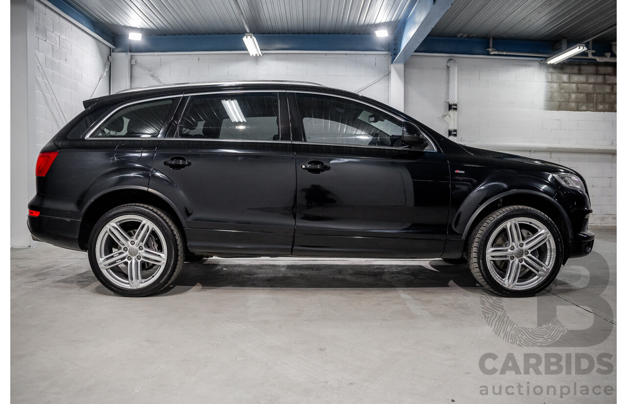 2/2014 Audi Q7 3.0 TDI Quattro MY14 4d Wagon Orca Black Metallic Turbo Diesel 3.0L