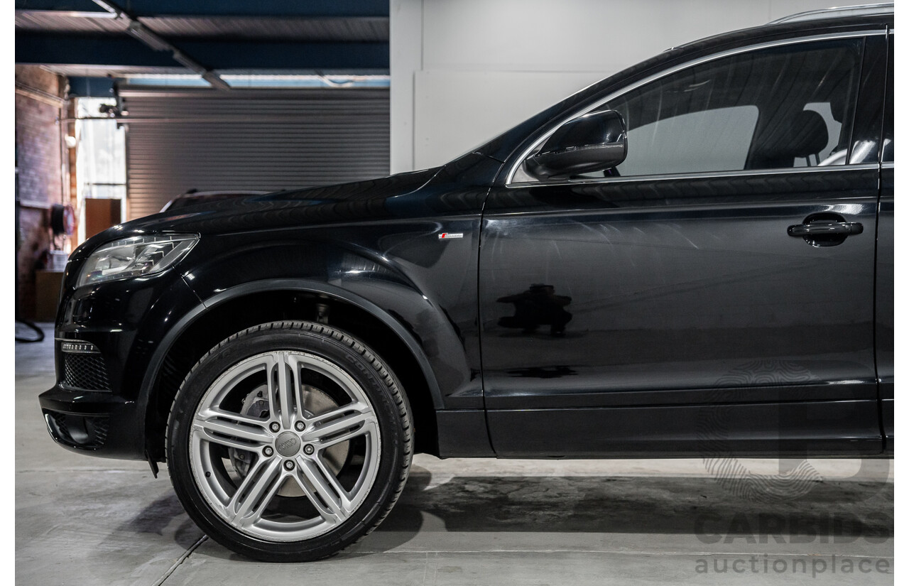 2/2014 Audi Q7 3.0 TDI Quattro MY14 4d Wagon Orca Black Metallic Turbo Diesel 3.0L