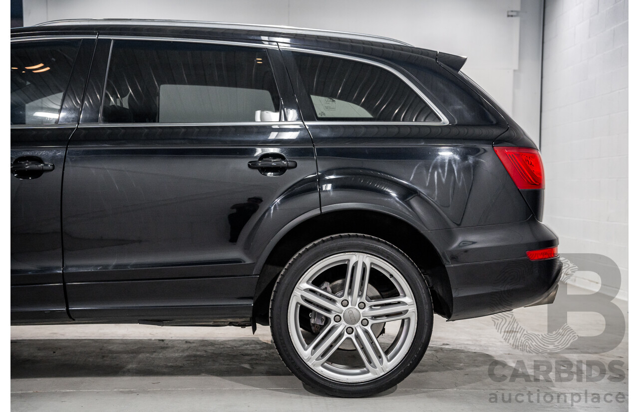 2/2014 Audi Q7 3.0 TDI Quattro MY14 4d Wagon Orca Black Metallic Turbo Diesel 3.0L