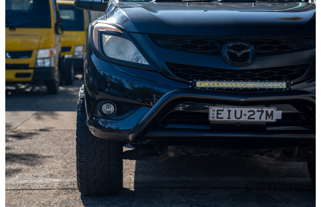 3/2014 Mazda Bt50 GT (4x4) MY13 Dual Cab Utility Black Turbo Diesel 3.2L