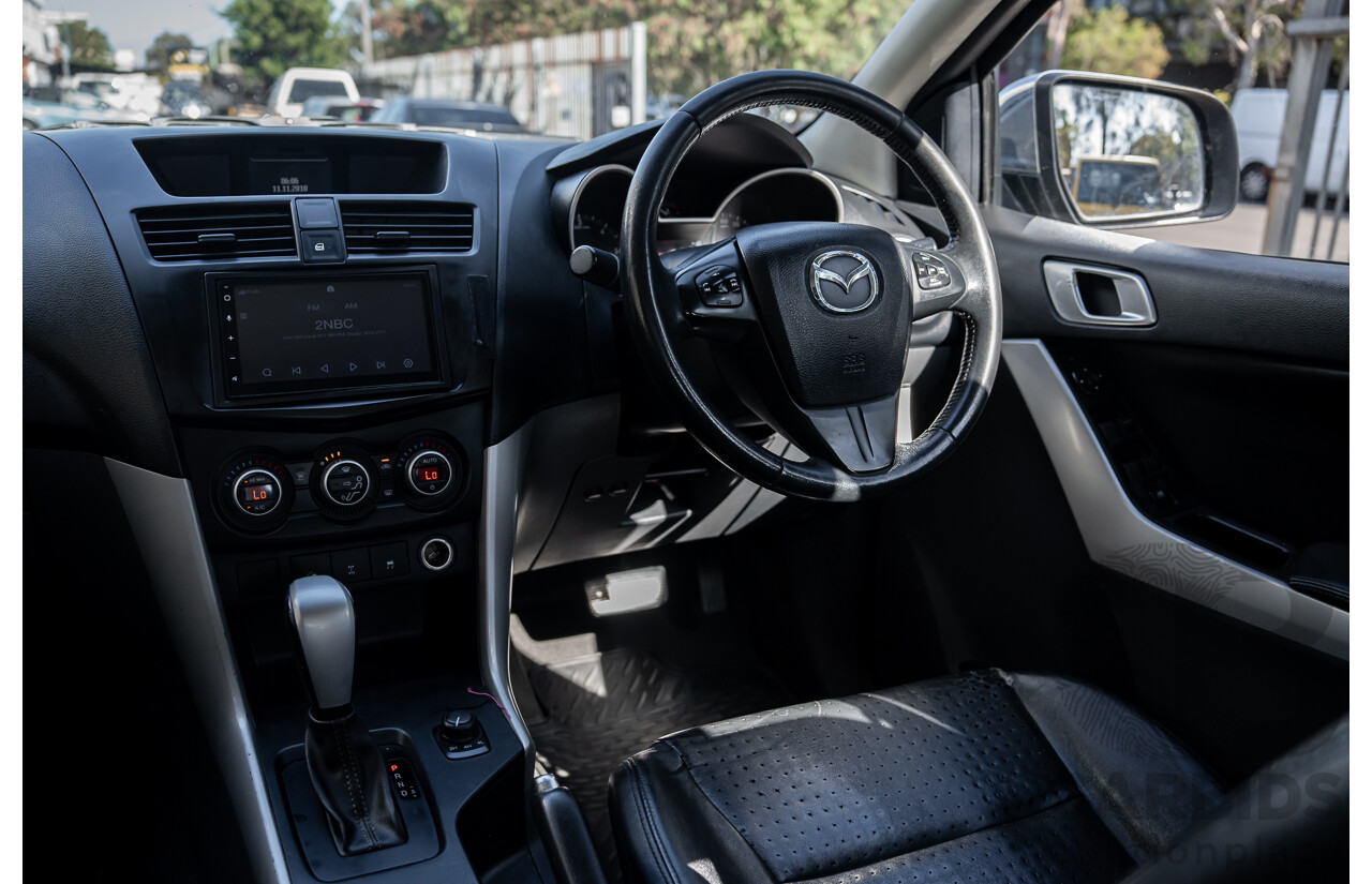 3/2014 Mazda Bt50 GT (4x4) MY13 Dual Cab Utility Black Turbo Diesel 3.2L