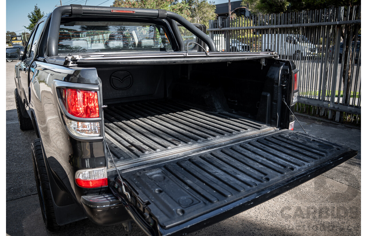 3/2014 Mazda Bt50 GT (4x4) MY13 Dual Cab Utility Black Turbo Diesel 3.2L