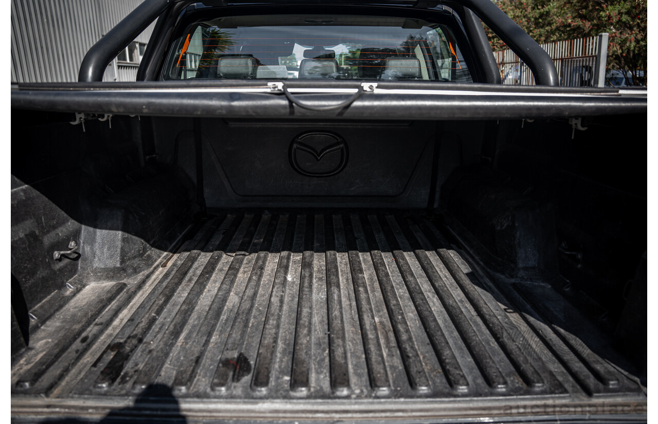 3/2014 Mazda Bt50 GT (4x4) MY13 Dual Cab Utility Black Turbo Diesel 3.2L