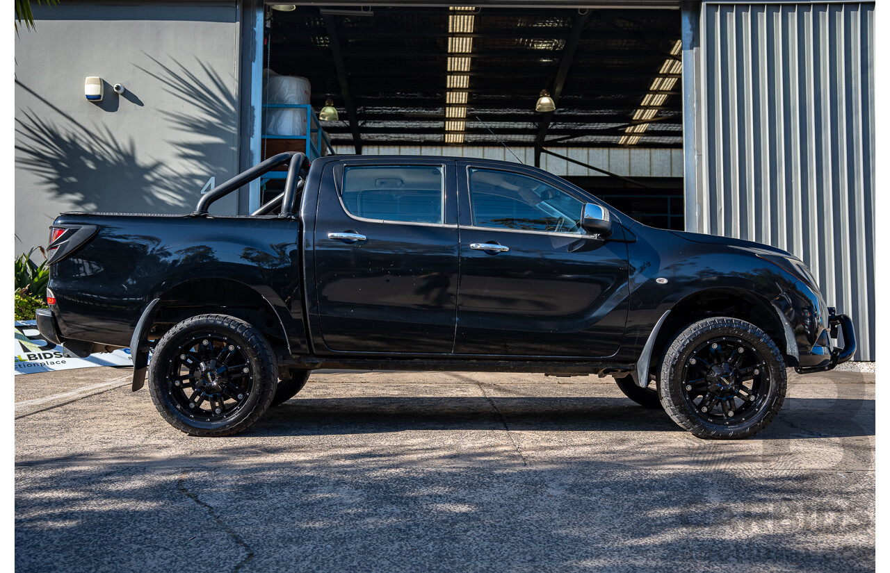 3/2014 Mazda Bt50 GT (4x4) MY13 Dual Cab Utility Black Turbo Diesel 3.2L