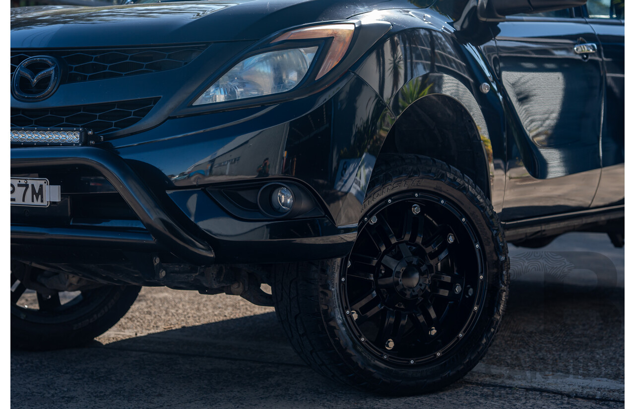 3/2014 Mazda Bt50 GT (4x4) MY13 Dual Cab Utility Black Turbo Diesel 3.2L