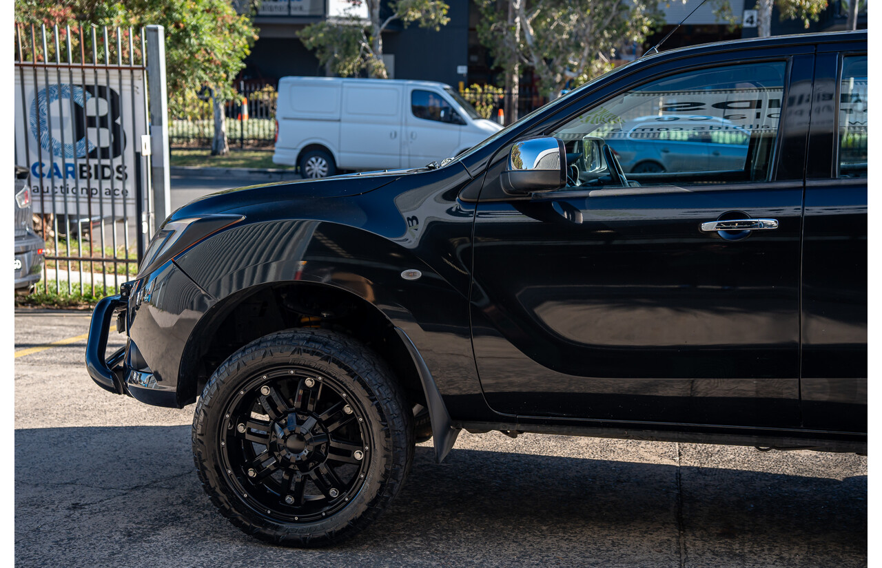 3/2014 Mazda Bt50 GT (4x4) MY13 Dual Cab Utility Black Turbo Diesel 3.2L