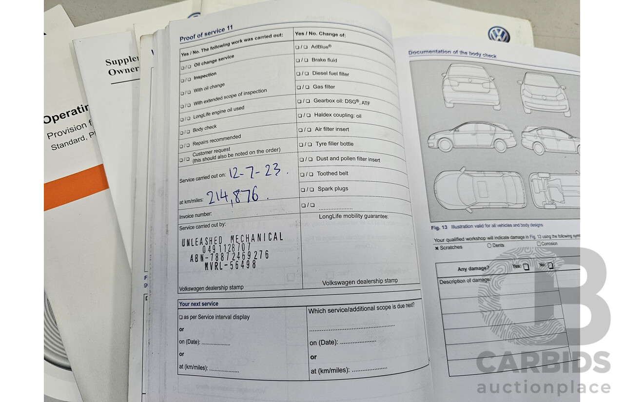 4/2014 Volkswagen Polo Trendline 6R MY14 5d Hatchback White 1.4L