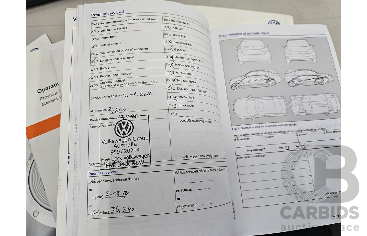 4/2014 Volkswagen Polo Trendline 6R MY14 5d Hatchback White 1.4L