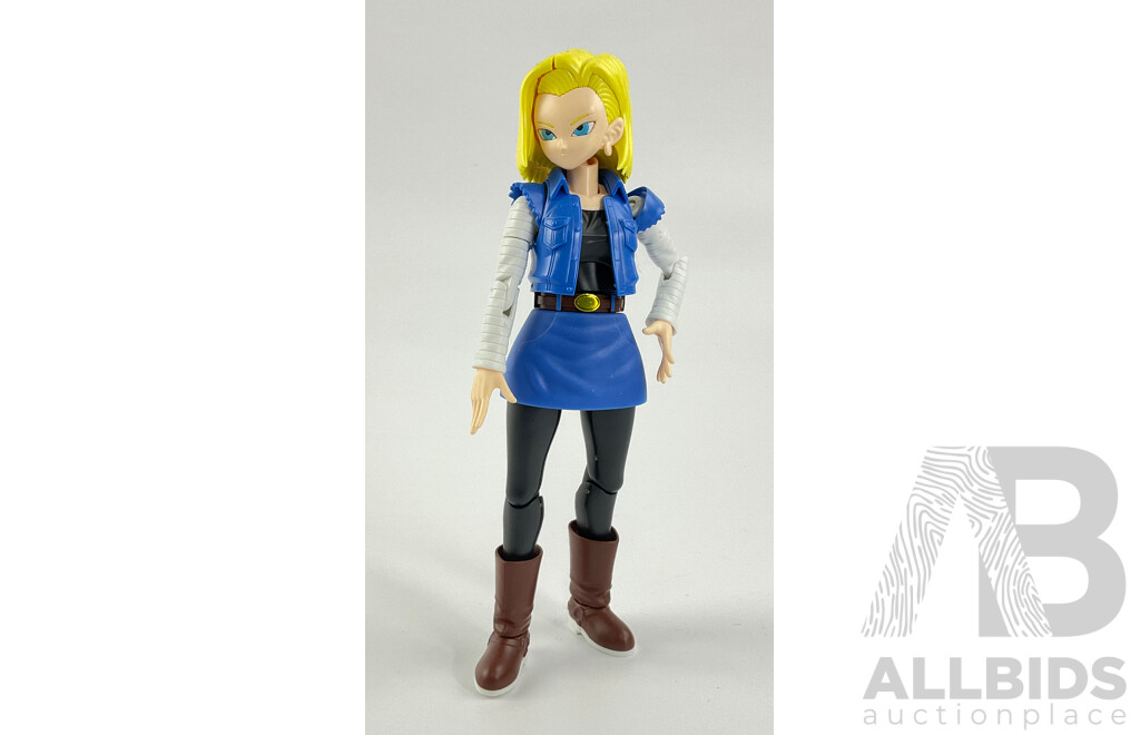 Bandai Dragon Ball Z Android 18 Plastic Model, Made in Japan