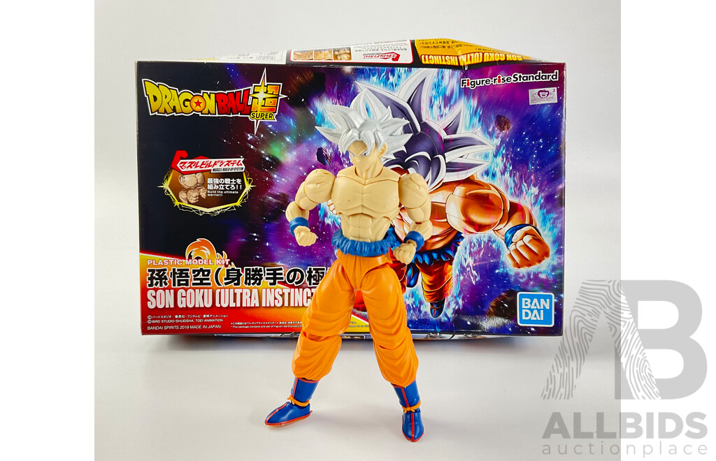 Bandai Dragon Ball Super Son Goku (Ultra Instinct) Plastic Model, Made in Japan