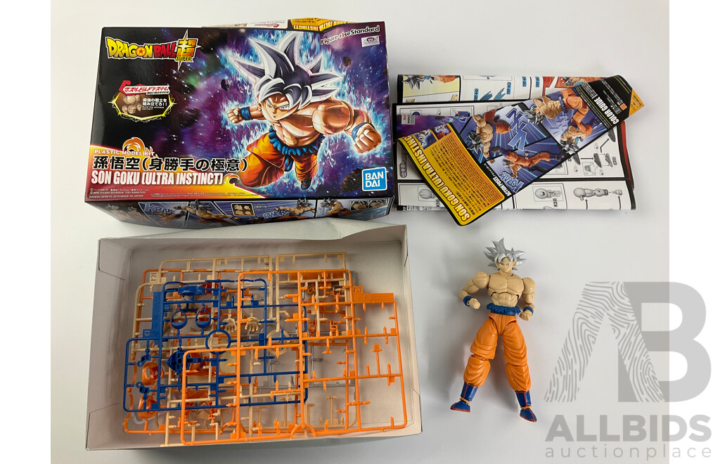 Bandai Dragon Ball Super Son Goku (Ultra Instinct) Plastic Model, Made in Japan