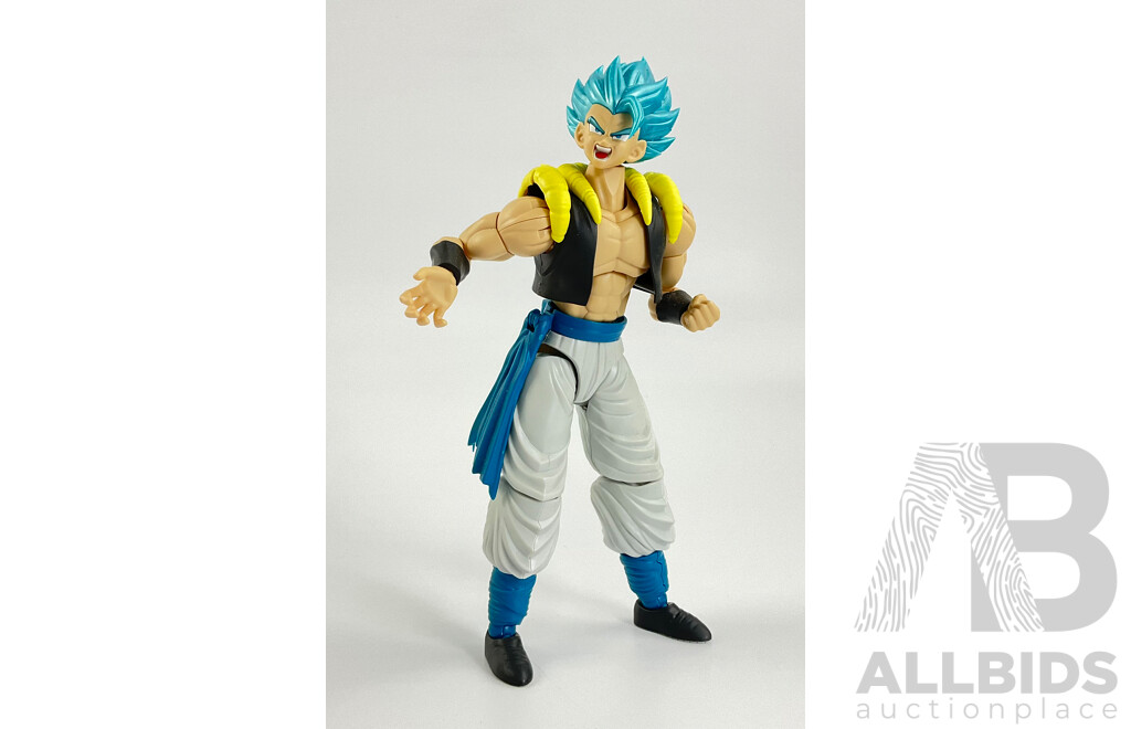 Bandai Dragon Ball Super Broly Super Saiyan God Super Saiyan Gogeta Plastic Model, Made in Japan