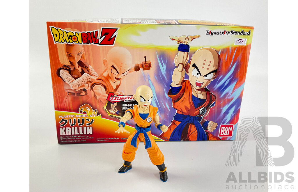 Bandai Dragon Ball Z Krillin Plastic Model, Made in Japan