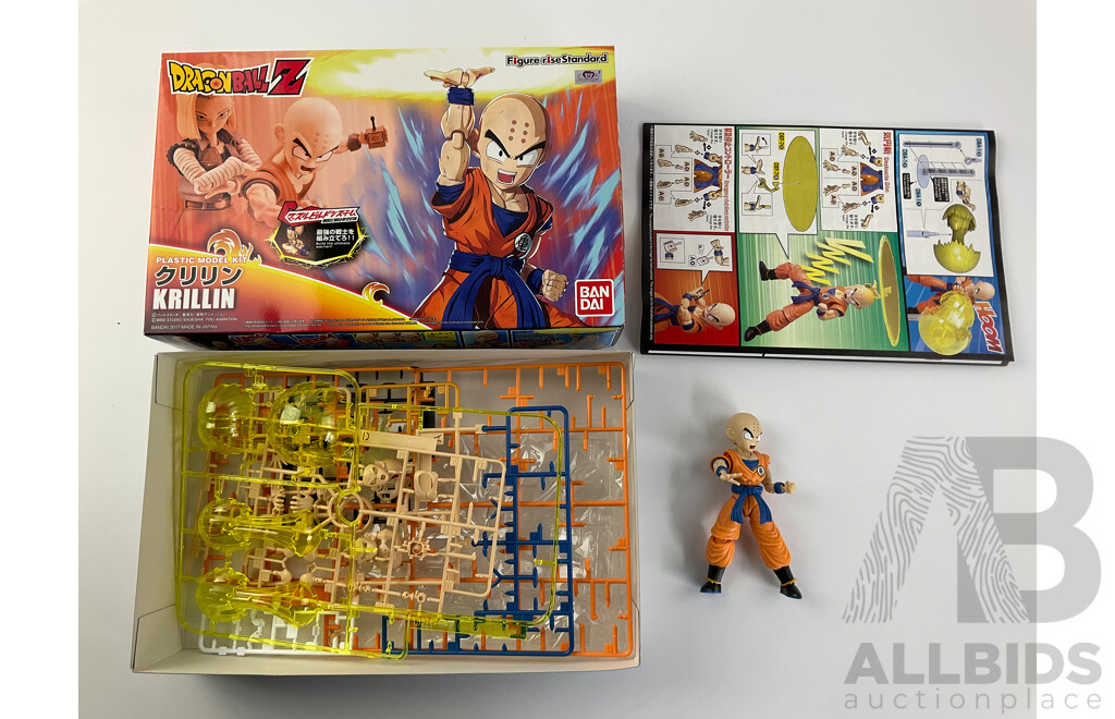 Bandai Dragon Ball Z Krillin Plastic Model, Made in Japan