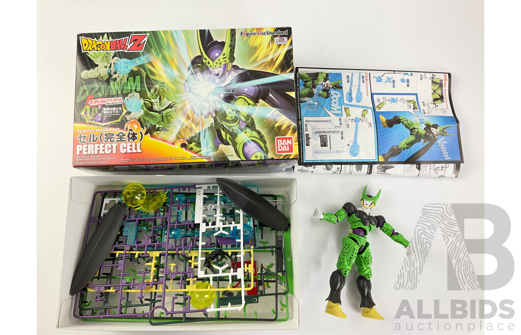 Bandai Dragon Ball Z Perfect Cell Plastic Model, Made in Japan