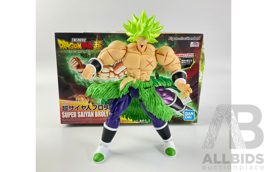 Bandai Dragon Ball Super Broly Super Saiyan Broly Full Power Plastic Model, Made in Japan