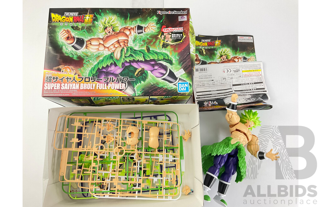 Bandai Dragon Ball Super Broly Super Saiyan Broly Full Power Plastic Model, Made in Japan